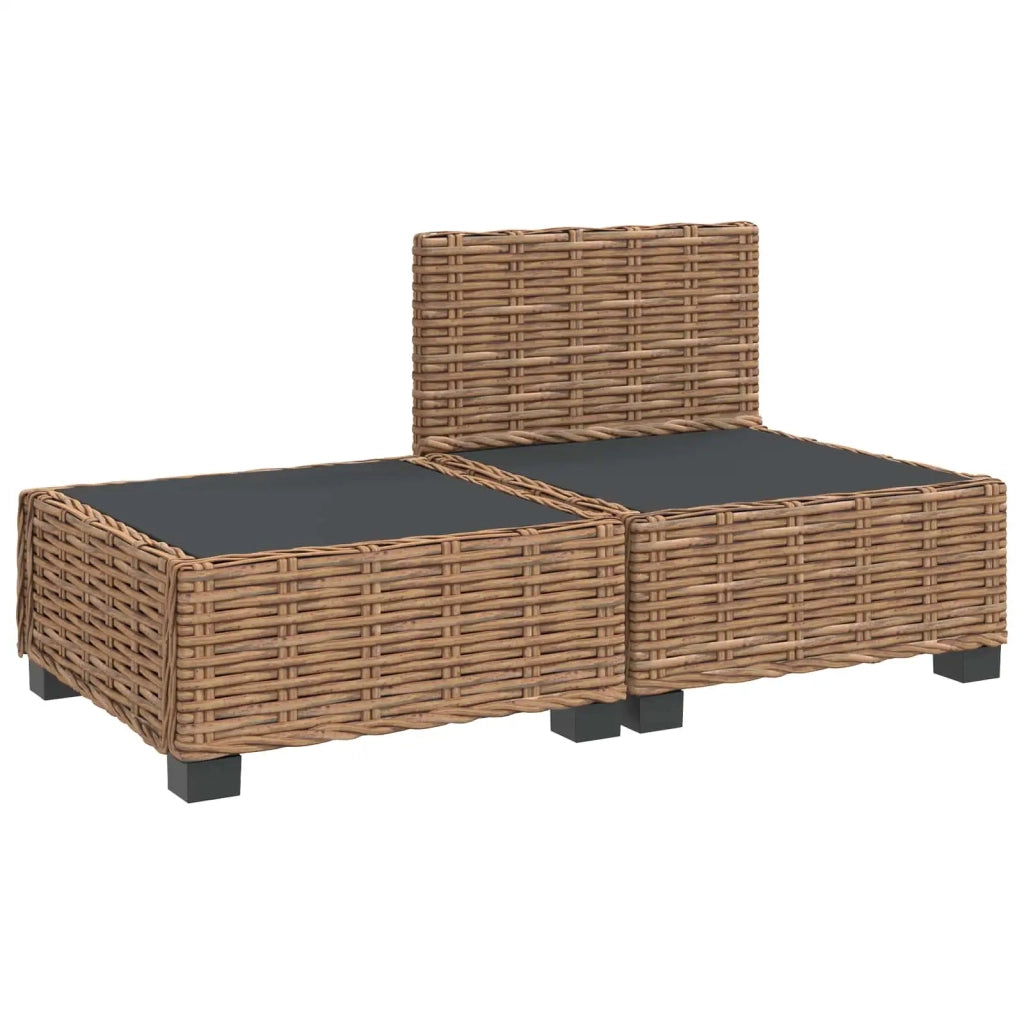 2 pz Set Lounge in Rattan con Cuscini GENDT Rattan naturale 42034409