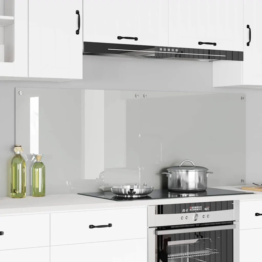 Schienale da cucina 2 pcs Trasparente 80 x 60 cm 3415535