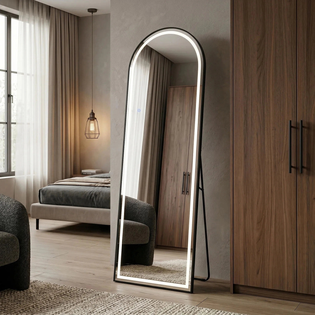 Specchio Led Orbit 50x160cm Black