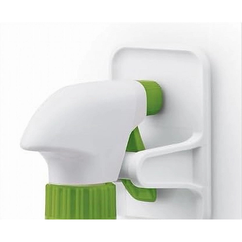 Trade Shop - Gancio Adesivo Per Flacone Spray Supporto Bottiglia Casa Bagno Cucina Parete 87366 -