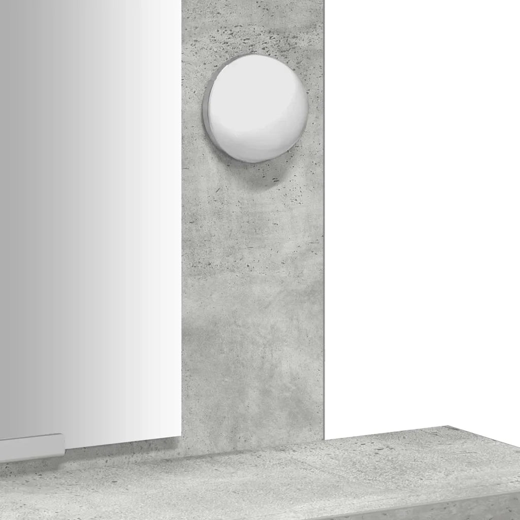 Toeletta | Tavolo da Trucco Grigio 50 x 41 x 140 cm Legno multistrato