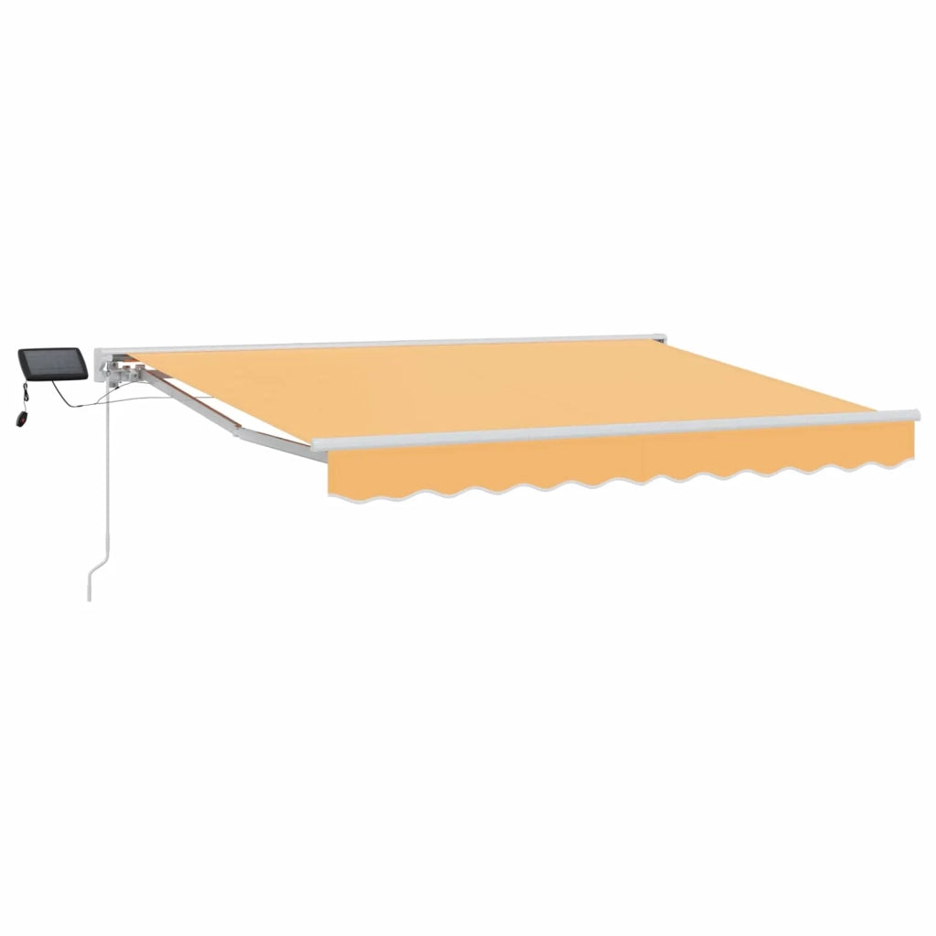 Cornice per Tenda Manuale con LED Sabbia 5 x 3 m 3426394