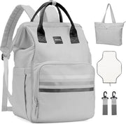 Borsa per bambino, borsa da viaggio, borsa da bagno, borsa multifunzionale con grande capacità, borsa da viaggio, con cuscino per avvolgere e borsa da trasporto e cinghie per passeggino, borsa da bagno