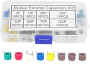 Kit di Capacitori per Trimmer - Capacità Adattabile - Ideale per Applicazioni Elettroniche - 80 pezzi - Precisione e Lavorazione su Misura - Adatto per dispositivi elettronici