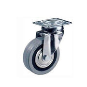 Trade Shop - Ruota Grigia Con Piastra Girevole Tbp Cebora Diametro 60 80 100 125 -    -80 Mm   -