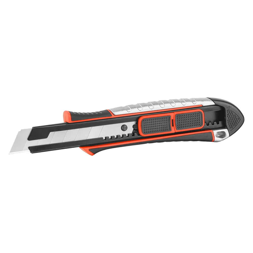 CUTTER AUTOBLOCCANTE 'UNK 2 IN 1' lama mm 9 - corpo lega di zinco  - UNIKO