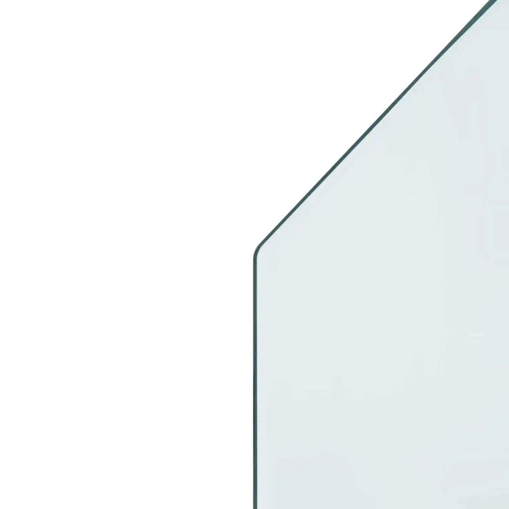 Piastra in vetro per camino Trasparente 80 x 50 cm Vetro CFW4366553