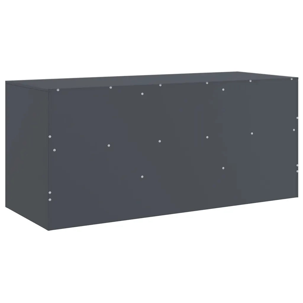 Mobile TV | Armadietto TV | Mobile Porta TV Antracite 99x39x44 cm in Acciaio
