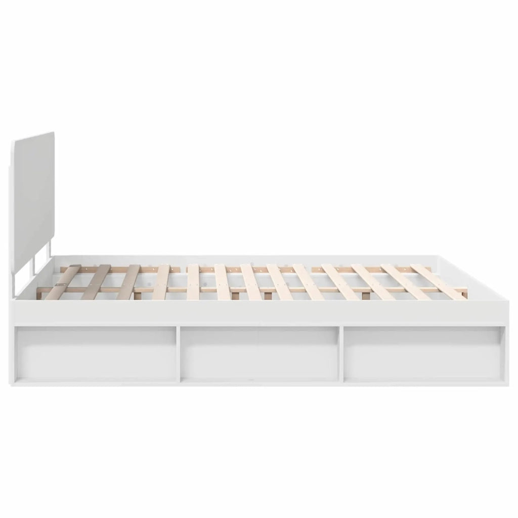 Struttura del letto Bianco 180 x 200 cm Pino massello 3412452