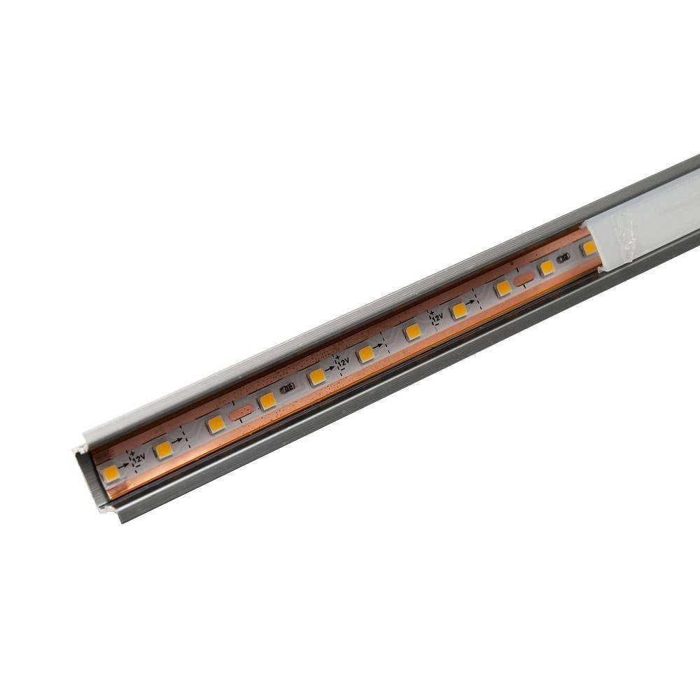Trade Shop - Kit Barra Led 12w Profilo Alimentatore 24 W 12 V Luce 4000k Interruttore Sensore -