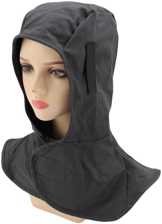 Kit di protezione viso automatico - full face - resistente al calore - flessibile - resistente ai urti - protezione collo - kit lenti oculari