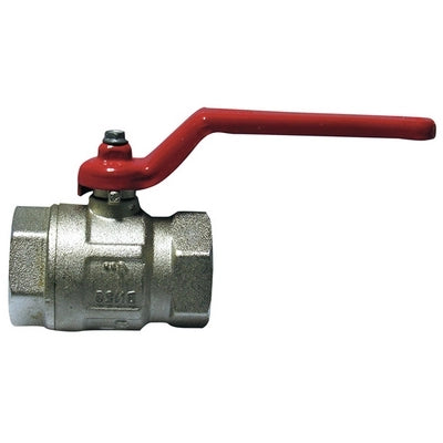 VALVOLA A SFERA FF C/LEVA ROSSA- 1/2 (DN 15) 30 bar/435 psi- ITAP- pezzi 1