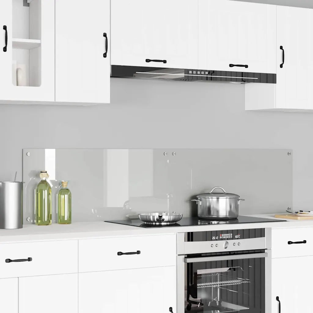 Schienale da cucina 2 pcs Trasparente 90 x 40 cm 3415536