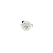 Punto luce led 3w tondo luce calda 3000k