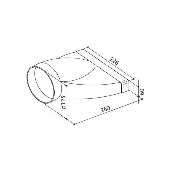 FABER S.p.A. 112.0157.296 accessorio per cappa Tubo di estensione