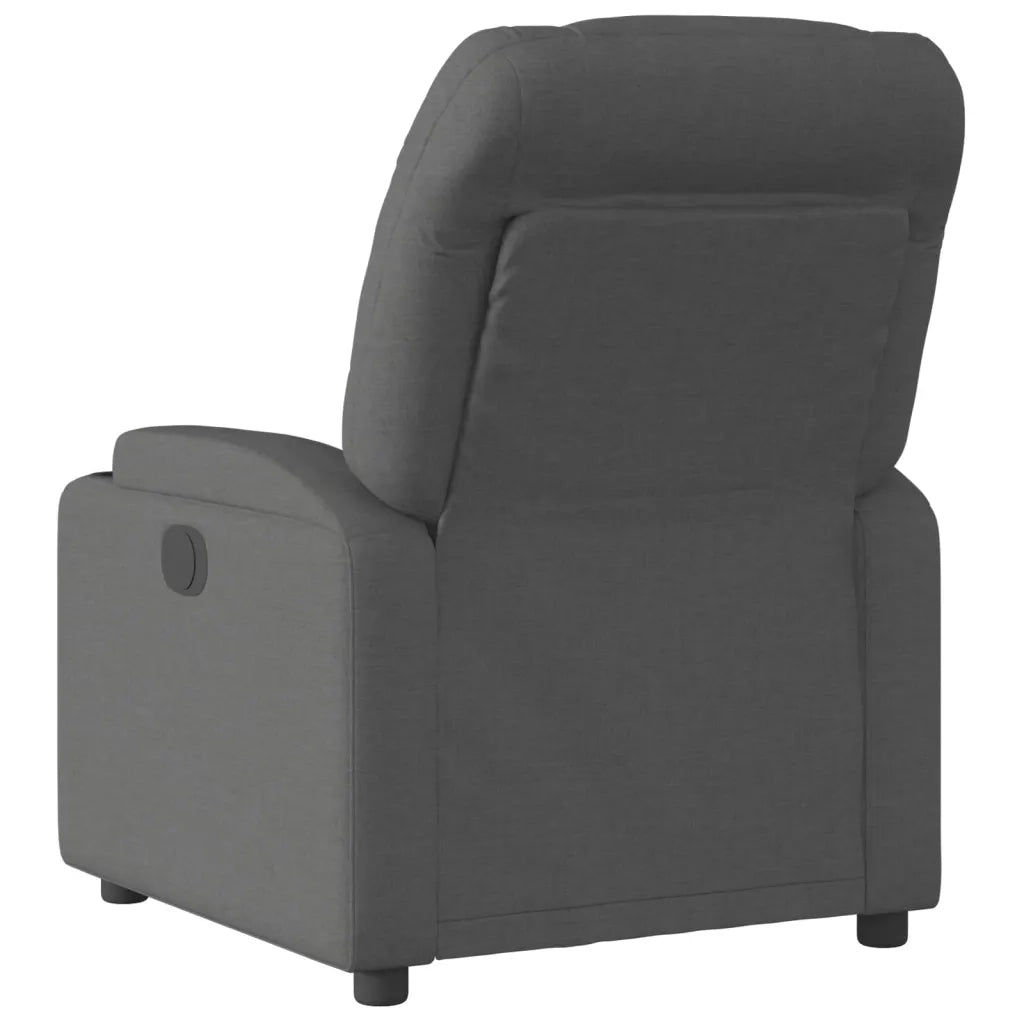 Divano Sedia-Poltrona reclinabile in tessuto grigio scuro 938970