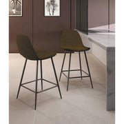 Sgabello in similpelle Brigitte 42cm X 52cm H 93cm Stones