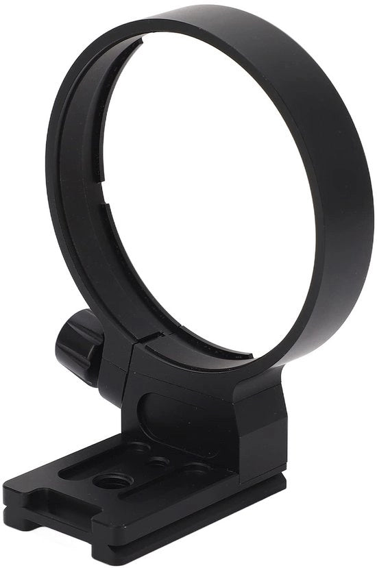 Fermo stativo a 180 gradi con vite rapida - Lega di alluminio - Diametro interno 80 mm - Adatto per lenti da 100 a 400 mm - Flessibile G1/4/G3/8 - Peso 191 g - Fermo stativo con guaina