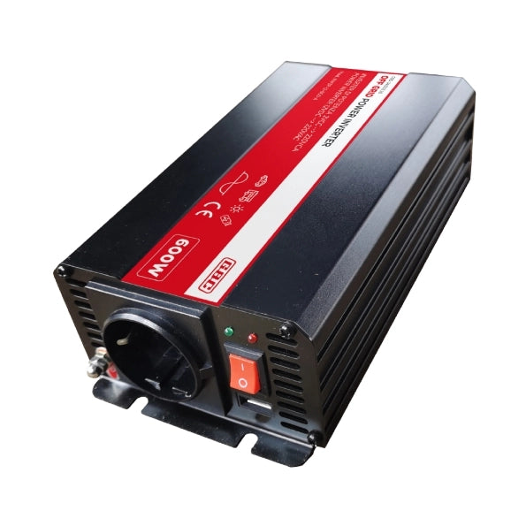 INV3P-12-600-A KX0600/24 IRP600-24 INVERTER SINUSOIDALE PURA 600W Input 24V DC Output 220V AC