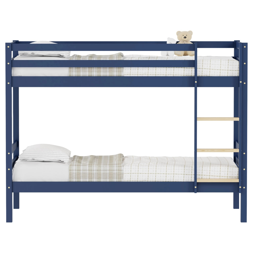 Letto a castello per bambini 190x90cm blu scuro AMBER