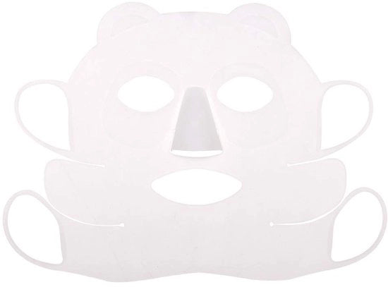 Kit per maschera facciale in silicone - Maschera idratante - Riscaldabile - Progettata per ridurre lo slittamento - Protezione efficace per i prodotti per la cura della pelle - Adattabile a diverse forme del viso