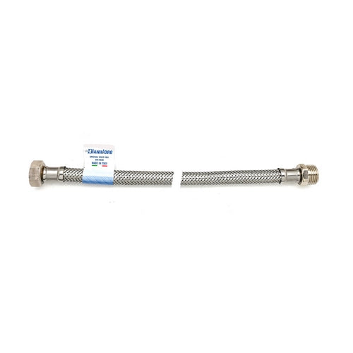 Flessibile inox 3x8 cm con treccia 7 fili