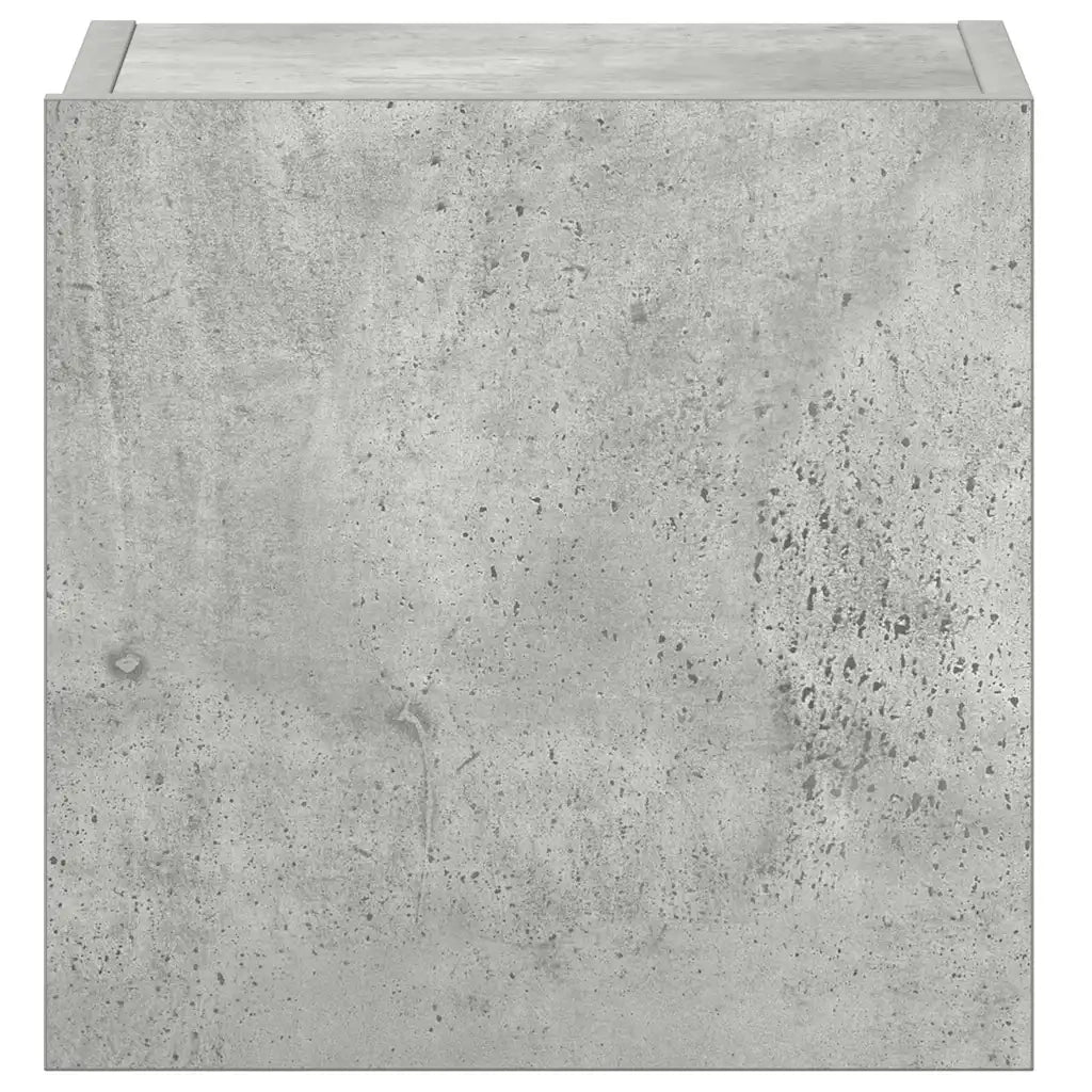 Set di Mobili Porta TV 3 pz Grigio Cemento in Legno Multistrato 3079076
