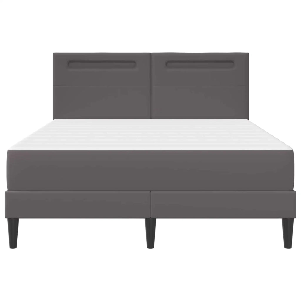 Struttura del letto con testiera Grigio 120 x 200 cm Similpelle 3414994