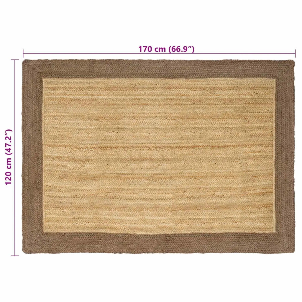 Tappeti per area Naturale e Grigio 120 x 170 cm Juta 42010670