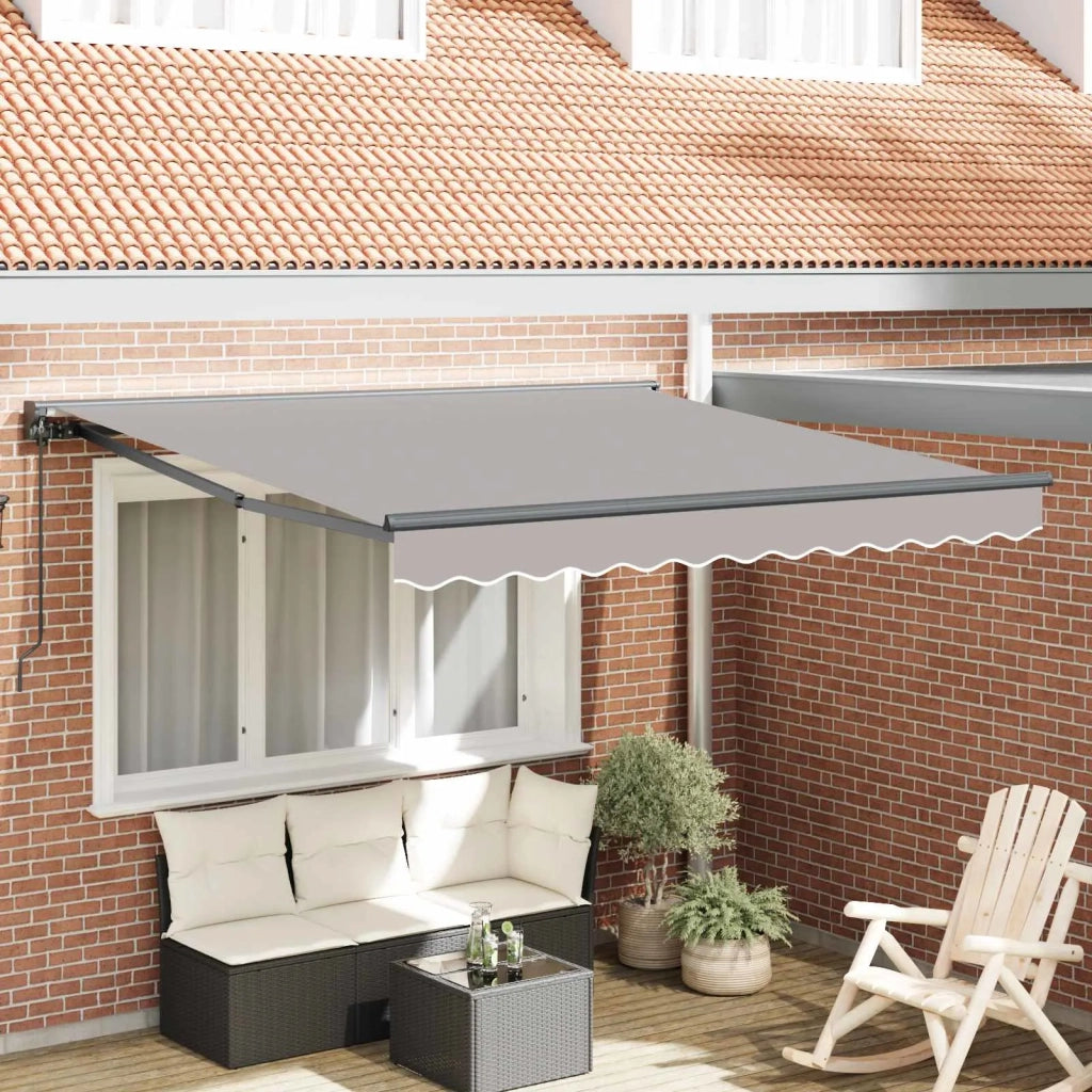 Struttura della tenda-Telaio per tenda da sole Grigio chiaro 300 x 250 cm 211712