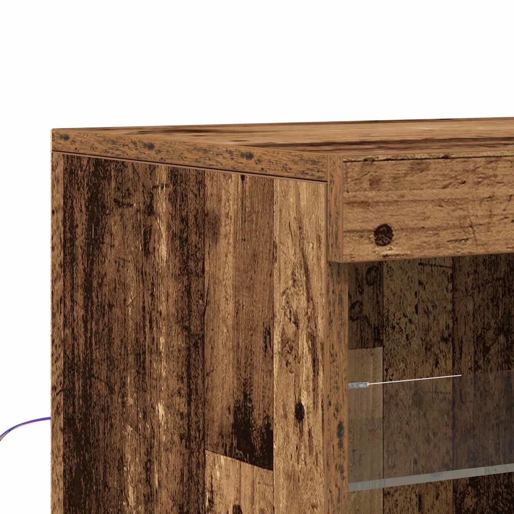 Credenza | Madia LED Legno vecchio 41 x 37 x 100 cm Legno multistrato
