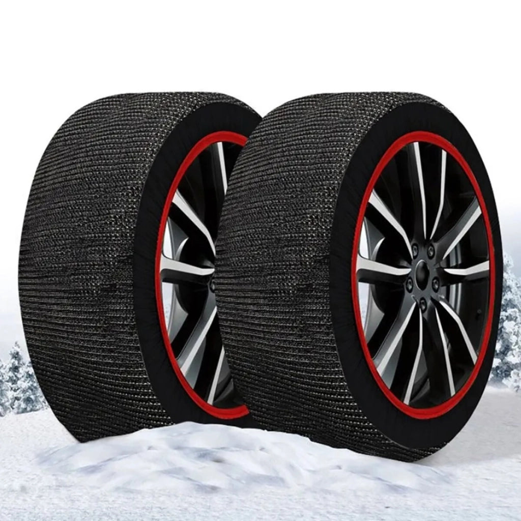 CALZA NEVE OMOLOGATE ITALIA EN 16662-1 2 CALZE TESSILI PNEUMATICI AUTO TAGLIA M