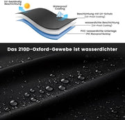 Foglie per Bicicletta Resistenti alle Intemperie - Impermeabili e di Alta Qualità - 1 pezzo - 210D Oxford