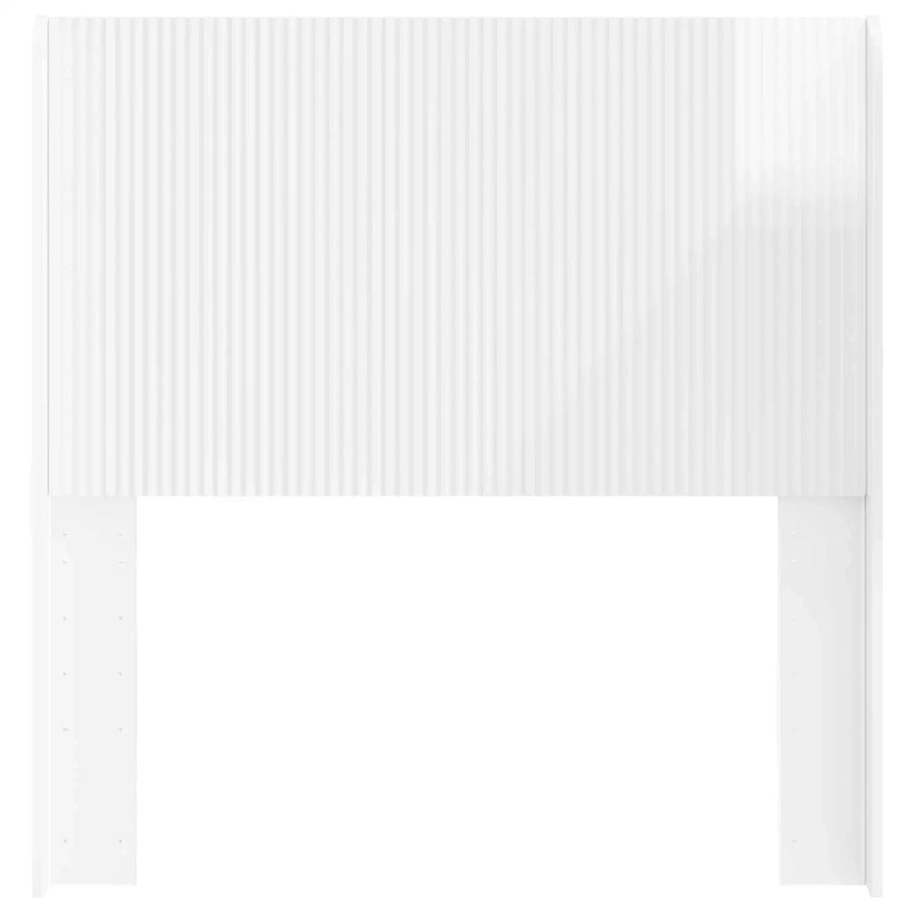 Testiera Letto Bianco Lucido Legno ingegnerizzato 889629
