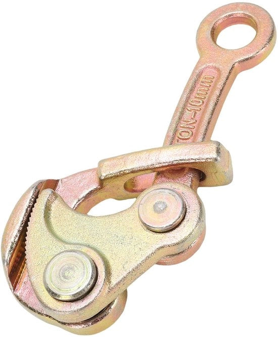 Manicotto per cavi da 0,5 Ton - Tirante in acciaio - Fermo anti-schiacciante - Acciaio carbonio - Adatto per cavi da 1-10 mm - Duraturo e resistente agli urti - Manicotto per cavi