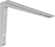 Console metallica per DIY - 2 pezzi - bianca - 155 x 220 mm