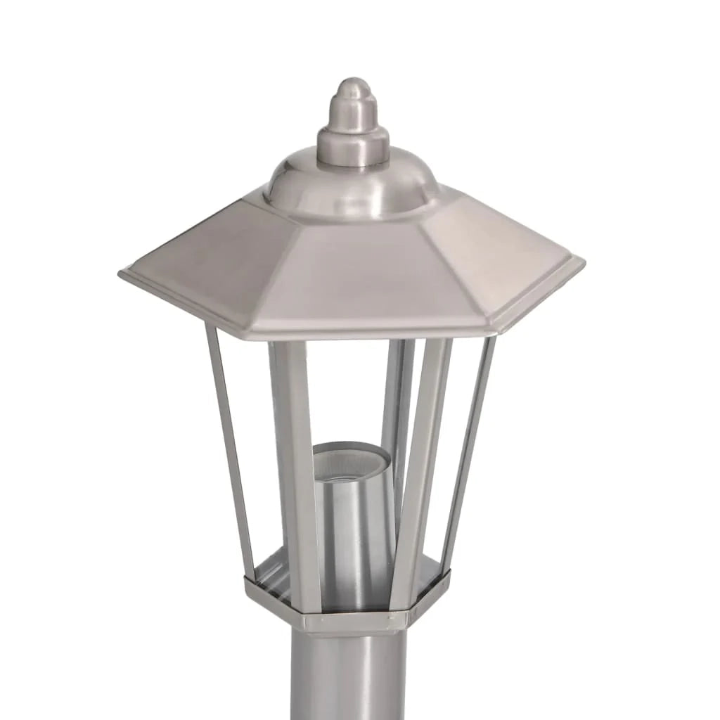 Lampada da terra per esterni in argento 120 cm in acciaio inox Argento 02_0042516