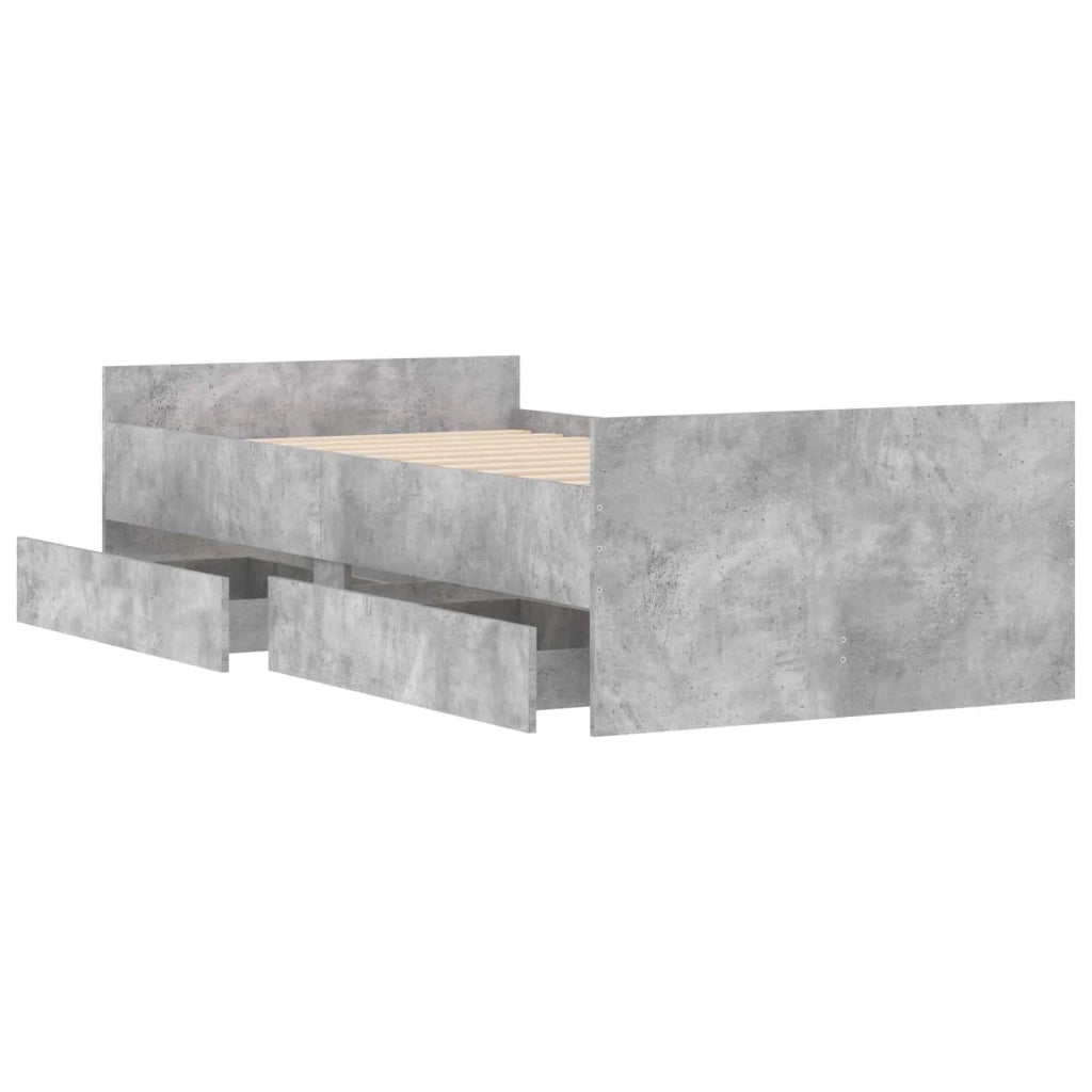Telaio del letto con storage Sonoma grigio 80 x 200 cm 3429625