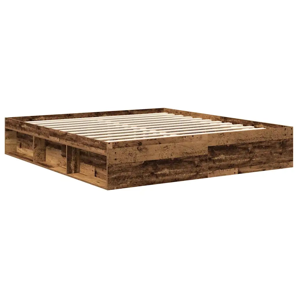 Giroletto senza Materasso Legno Antico 180x200 cm in Truciolato 3328861