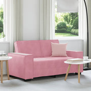 Divano a 2 Posti-Sofa 2 Posti Rosa 120 cm in Velluto 488279