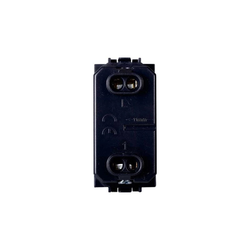 Pulsante Tirante Con Corda 1P 10A Colore Nero Compatibile Con Vimar Arke