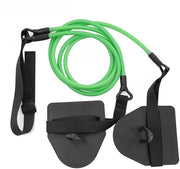 Cinture di resistenza 50lb - Allenatore di nuoto - Cintura elastica - Resistente alla ruggine - Design a tre angoli - Elevata elasticità TPE - Allenatore di nuoto