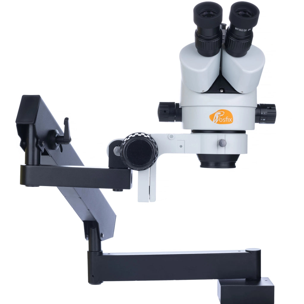 Mikroscopio Stereoscopico Trinoculare Neptune Pro MSNP-T-WDMS1 – Testa Trinoculare, Zoom 7x-45x | Ottica di Alta Qualità