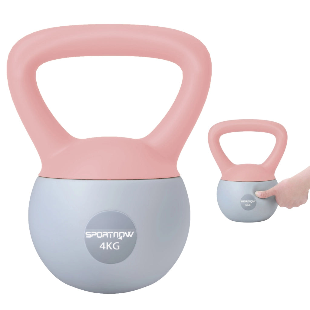 Kettlebell 4 kg ¨C zephmum ¨C rosa e grigio