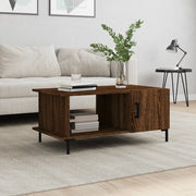 Tavolino da Salotto Rovere Marrone 90x50x40cm Legno Multistrato 829499