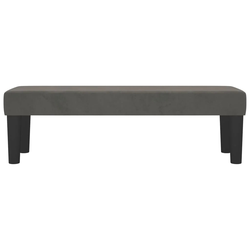 Panca 100 x 30 x 30 cm velluto grigio scuro 02_0010677