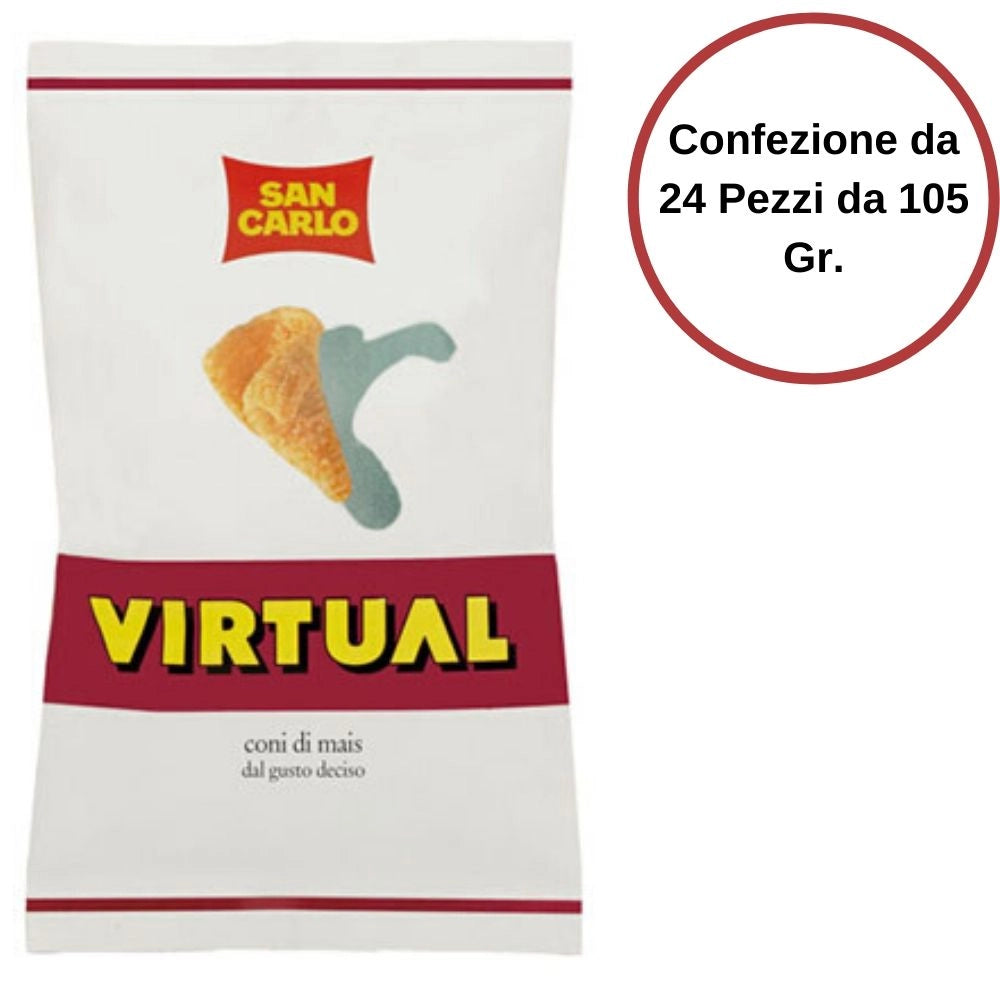 Virtual san carlo confezione da 24 pezzi da 105 grammi