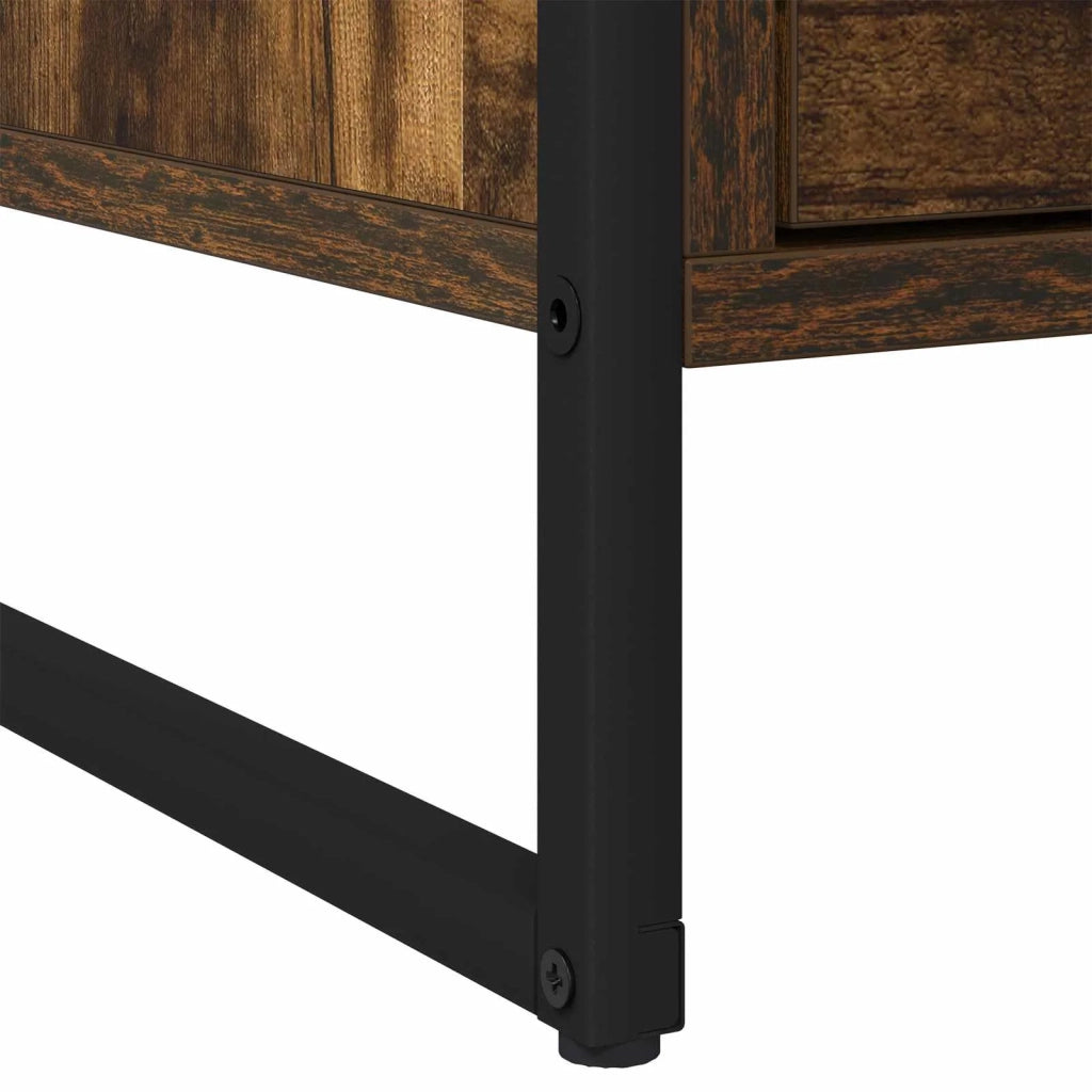 Comodino Quercia Fumosa 50 x 39,5 x 50 cm Legno multistrato 886670
