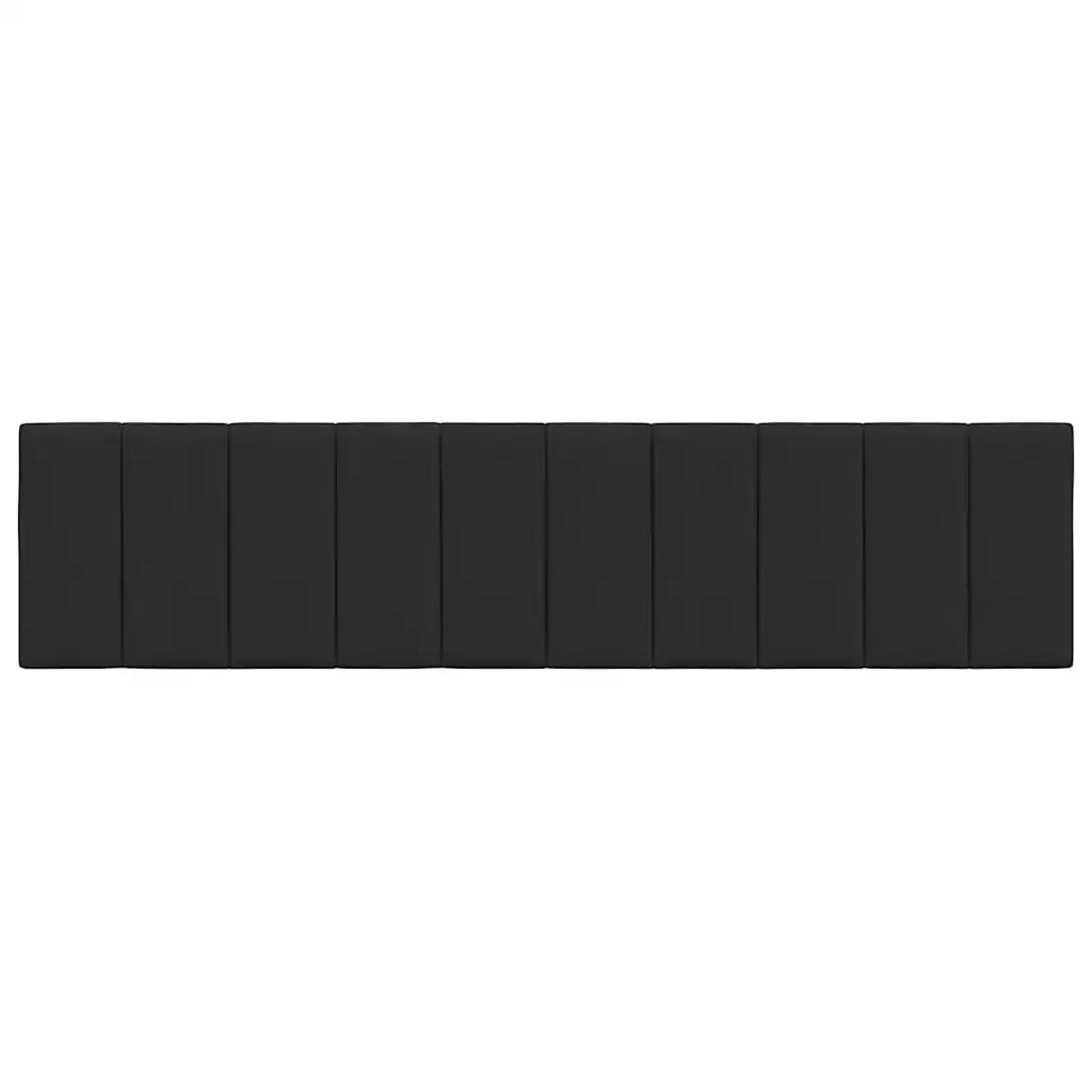 Cuscino Testiera-Cuscino per Testiera Hanko Nero 200 cm in Velluto