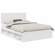 Letto matrimoniale | Letto per adulti | Struttura del letto Bianco 160 x 200 cm Pino massello